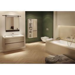 Cersanit Crea umywalka z szafką 50 cm zestaw meblowy dąb S801-287