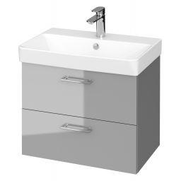 Cersanit Mille Slim umywalka z szafką Lara 60 cm szara S801-317-DSM