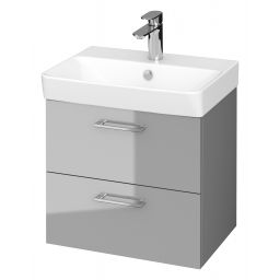 Cersanit Mille Slim umywalka z szafką Lara 50 cm szara S801-320-DSM