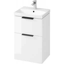 Cersanit City zestaw meblowy 50 cm umywalka z szafką biały połysk S801-421