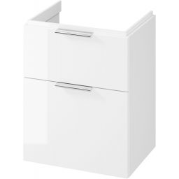 Cersanit City zestaw meblowy 60 cm umywalka z szafką biały połysk S801-422