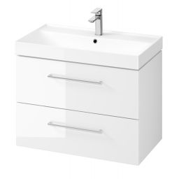 Cersanit Larga SET B660 umywalka 80x46 cm z szafką wiszącą biała S801-438