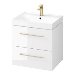 Cersanit Larga SET B661 umywalka 60x46 cm z szafką wiszącą biała S801-439