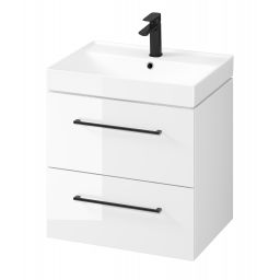 Cersanit Larga SET B661 umywalka 60x46 cm z szafką wiszącą biała S801-439