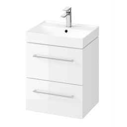 Cersanit Larga SET B662 umywalka 50x40 cm z szafką wiszącą biała S801-440