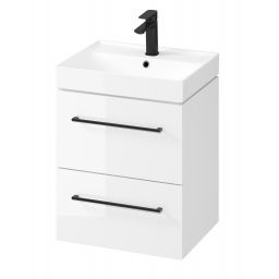 Cersanit Larga SET B662 umywalka 50x40 cm z szafką wiszącą biała S801-440