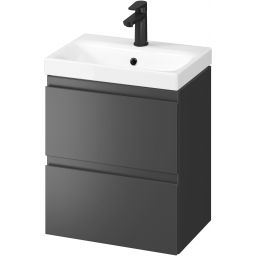 Cersanit Moduo umywalka z szafką 49,5 cm antracyt S801-470-DSM