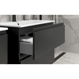 Cersanit Moduo umywalka z szafką 49,4 cm antracyt S801-471-DSM