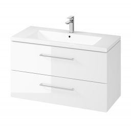 Cersanit Larga umywalka z szafką 100 cm białą S801-576