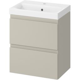 Cersanit Moduo umywalka z szafką 50 cm slim kaszmir S801-593