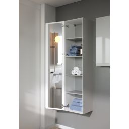 Cersanit Moduo szafka boczna 160 cm wysoka wisząca biały połysk S929-020