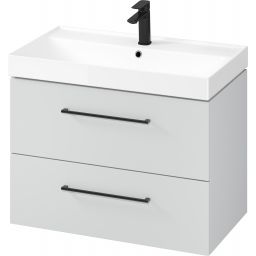 Cersanit Larga szafka 79,4x44,4x57,2 cm podumywalkowa wisząca szara S932-075