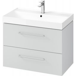 Cersanit Larga szafka 79,4x44,4x57,2 cm podumywalkowa wisząca szara S932-075