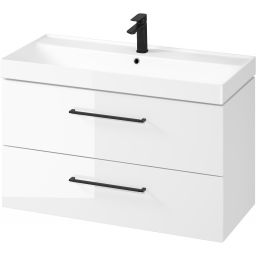 Cersanit Larga szafka 99,4x44,4x57,2 cm podumywalkowa wisząca biała S932-076