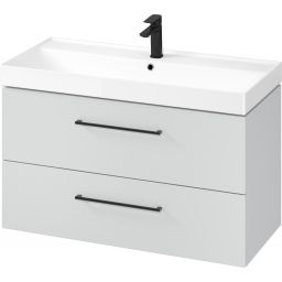 Cersanit Larga szafka 99,4x44,4x57,2 cm podumywalkowa wisząca szara S932-078