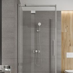 Cersanit Crea drzwi prysznicowe 120 cm lewe chrom/szkło przezroczyste S159-003