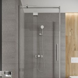 Cersanit Crea ścianka prysznicowa 90 cm chrom/szkło przezroczyste S159-010