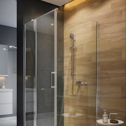 Cersanit Moduo ścianka prysznicowa 80 cm chrom połysk/szkło przezroczyste S162-007