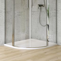 Cersanit Tako Slim brodzik 90x90 cm półokrągły biały S601-120