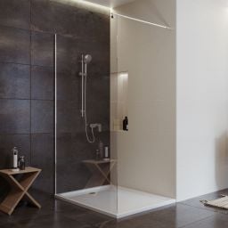 Cersanit Mille Walk-in ścianka prysznicowa 120 cm chrom/szkło przezroczyste S161-002