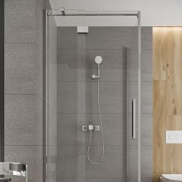 Cersanit Crea drzwi prysznicowe 90 cm lewe chrom/szkło przezroczyste S159-005