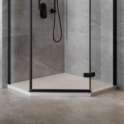 Cersanit Tako brodzik pięciokątny 80x80 cm biały S601-130