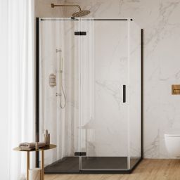 Cersanit City kabina prysznicowa 120x90 cm prostokątna lewa chrom połysk/szkło przezroczyste S584-089