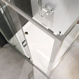 Cersanit Tako Slim brodzik 100x80 cm prostokątny biały mat S208-006