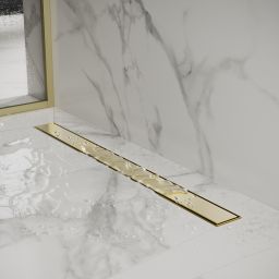 Cersanit Tako odpływ prysznicowy 90 cm złoty mat S204-070