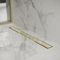 Cersanit Tako odpływ prysznicowy 70 cm złoty mat S204-068