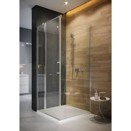 Cersanit Moduo ścianka prysznicowa 90 cm chrom połysk/szkło przezroczyste S162-008