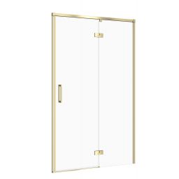 Cersanit Larga drzwi prysznicowe 120 cm uchylne złoty mat/szkło przezroczyste S164-064