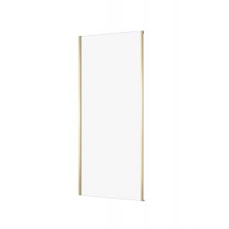 Cersanit Larga ścianka prysznicowa 80 cm złoty mat/szkło przezroczyste S164-069