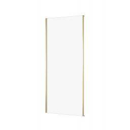 Cersanit Larga ścianka prysznicowa 90 cm złoty mat/szkło przezroczyste S164-070