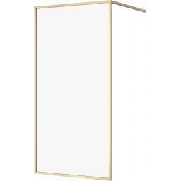 Cersanit Larga ścianka prysznicowa walk-in 100 cm złoty mat/szkło przezroczyste S164-073