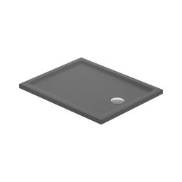 Cersanit Tako brodzik 100x80 cm prostokątny szary mat S204-031