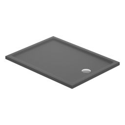 Cersanit Tako brodzik 120x90 cm prostokątny szary mat S204-037