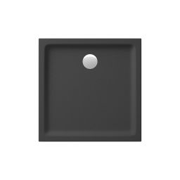 Cersanit Tako brodzik 80x80 cm kwadratowy czarny mat S204-038