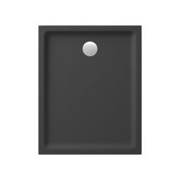 Cersanit Tako brodzik 100x80 cm prostokątny czarny mat S204-041