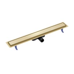 Cersanit Tako odpływ prysznicowy 80 cm złoty szczotkowany S204-056