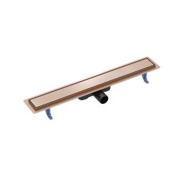 Cersanit Tako odpływ prysznicowy 70 cm miedź szczotkowana S204-059