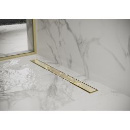 Cersanit Tako odpływ prysznicowy 60 cm złoty mat S204-067