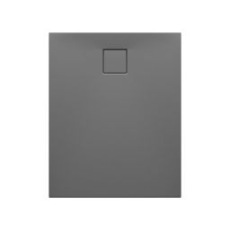 Cersanit Tako Slim brodzik 100x80 cm prostokątny szary mat S208-009