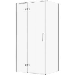 Cersanit City kabina prysznicowa 100x80 cm prostokątna lewa chrom połysk/szkło przezroczyste S584-095