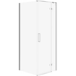 Cersanit City kabina prysznicowa 80x80 cm kwadratowa prawa chrom połysk/szkło przezroczyste S584-105