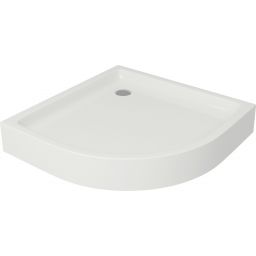 Cersanit Basic kabina z brodzikiem 90x90 cm półokrągła chrom połysk/szkło przezroczyste S601-118