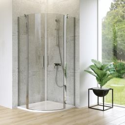 Cersanit Tako Slim brodzik 90x90 cm półokrągły biały S601-120