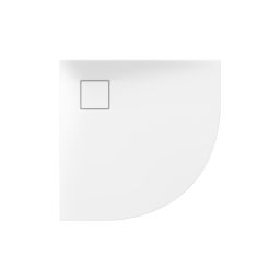 Cersanit Tako Slim brodzik 80x80 cm półokrągły biały mat S932-155