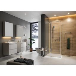 Cersanit Tako Slim brodzik 80x80 cm kwadratowy biały mat S932-157