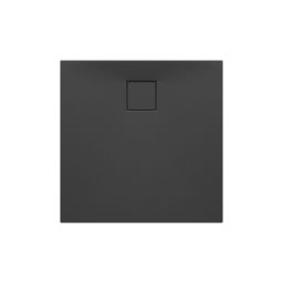 Cersanit Tako Slim brodzik 80x80 cm kwadratowy czarny mat S932-165